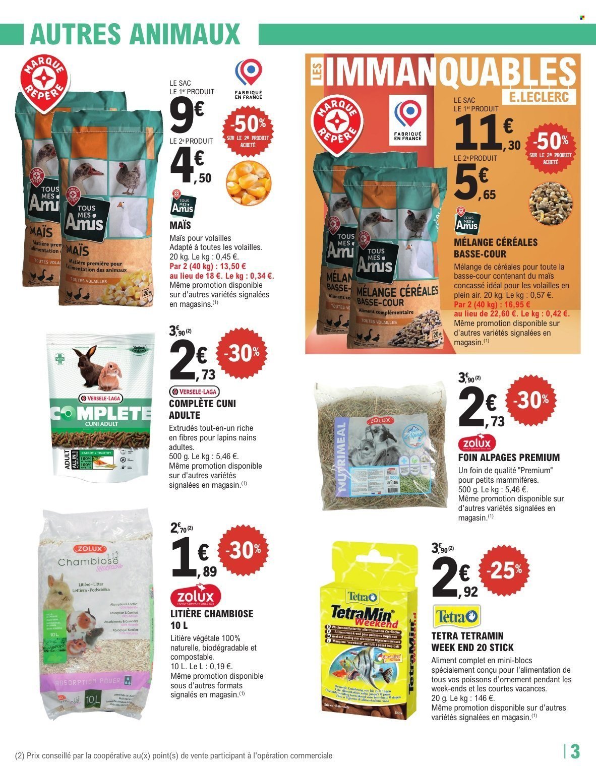 Catalogue E.LECLERC - TRAFIC ANIMALERIE