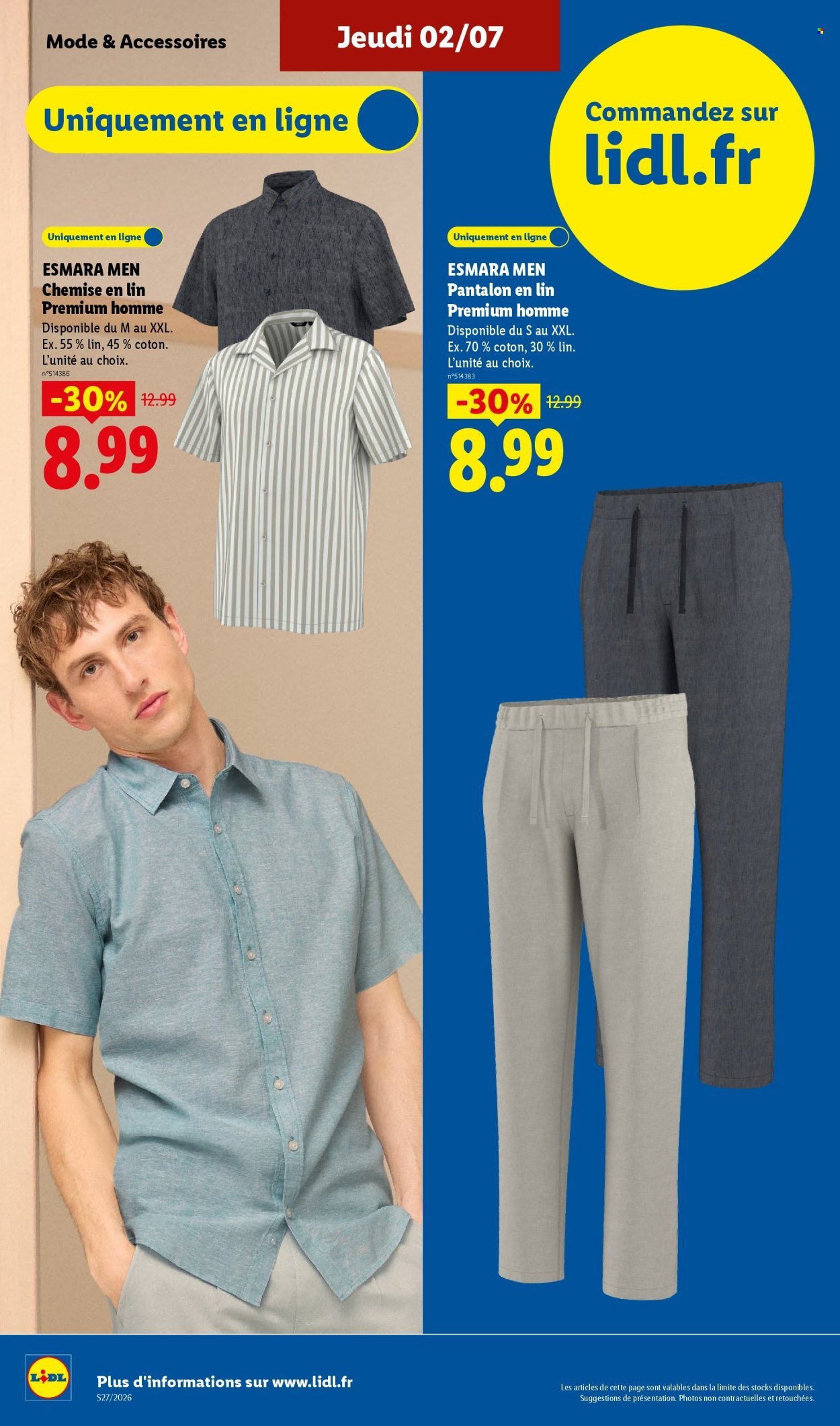 Catalogue LIDL - Les Exclus Web de la semaine