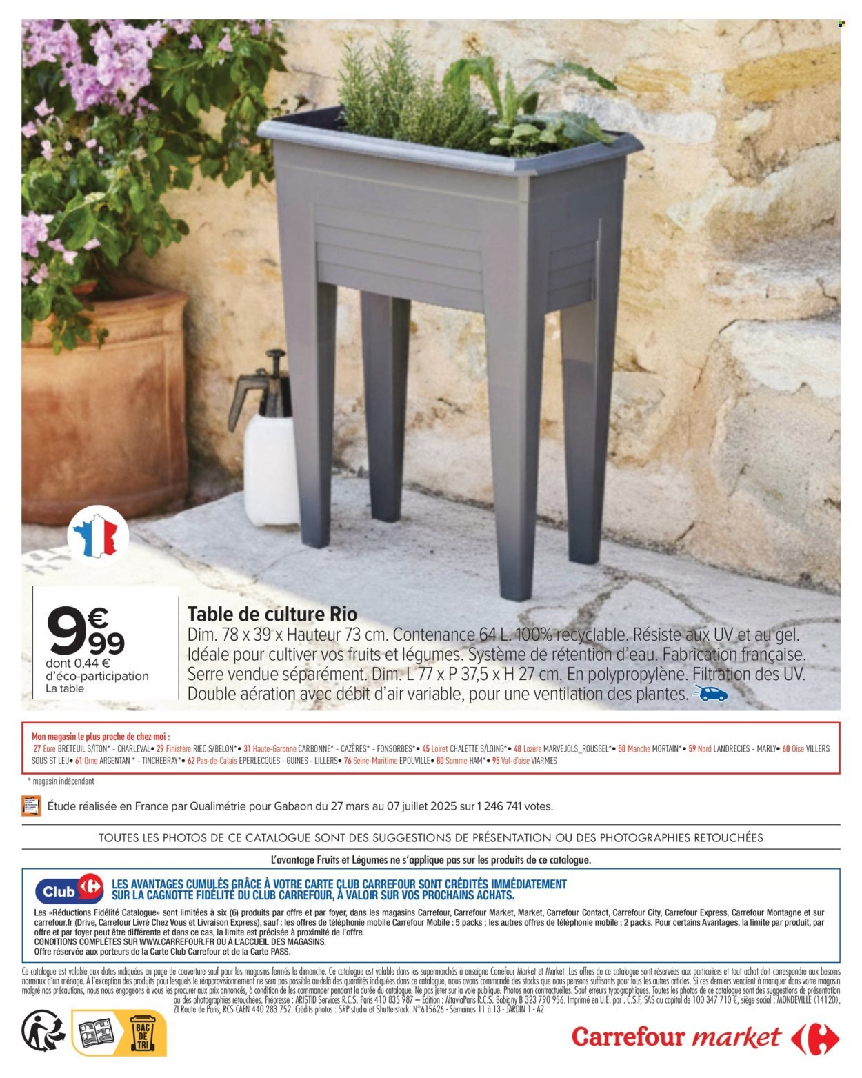 Catalogue CARREFOUR MARKET - JARDIN (2026-03-10 - 2026-03-22)