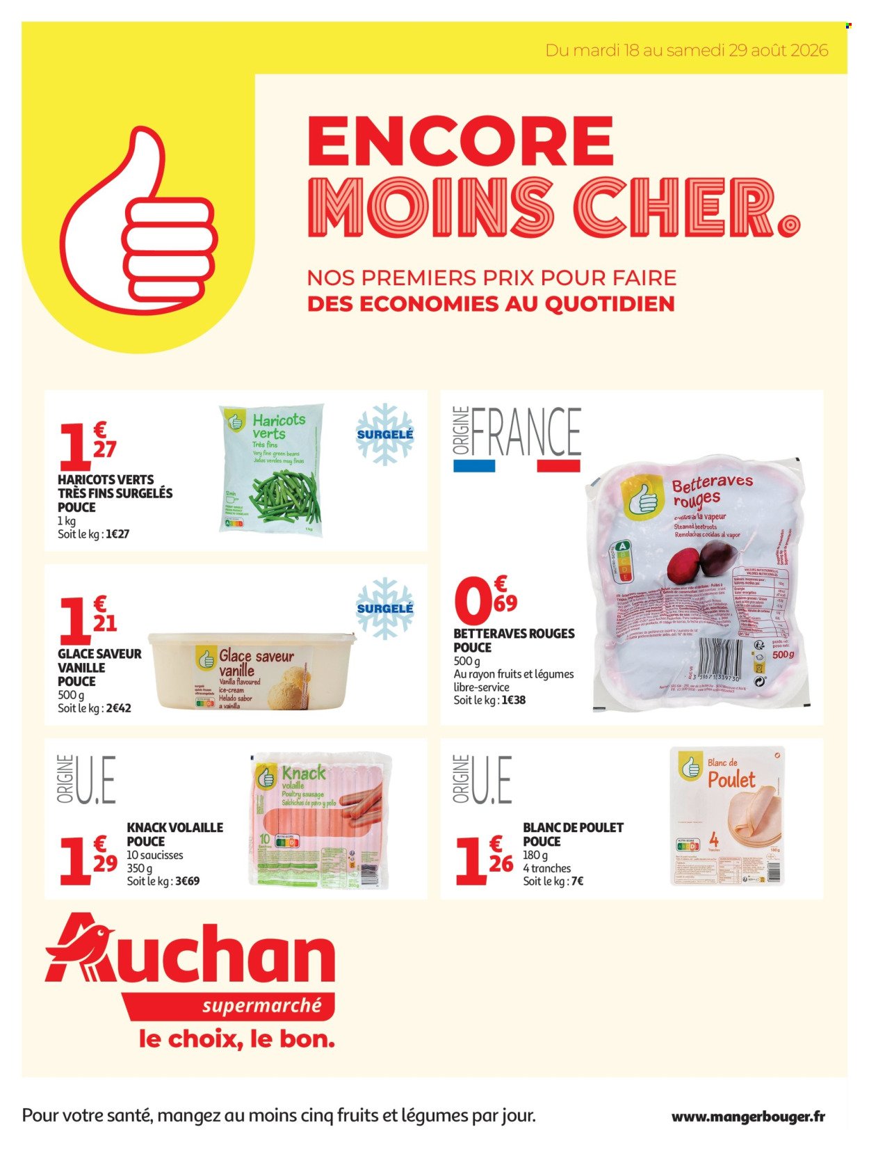 Catalogue AUCHAN - Halles, tops supers