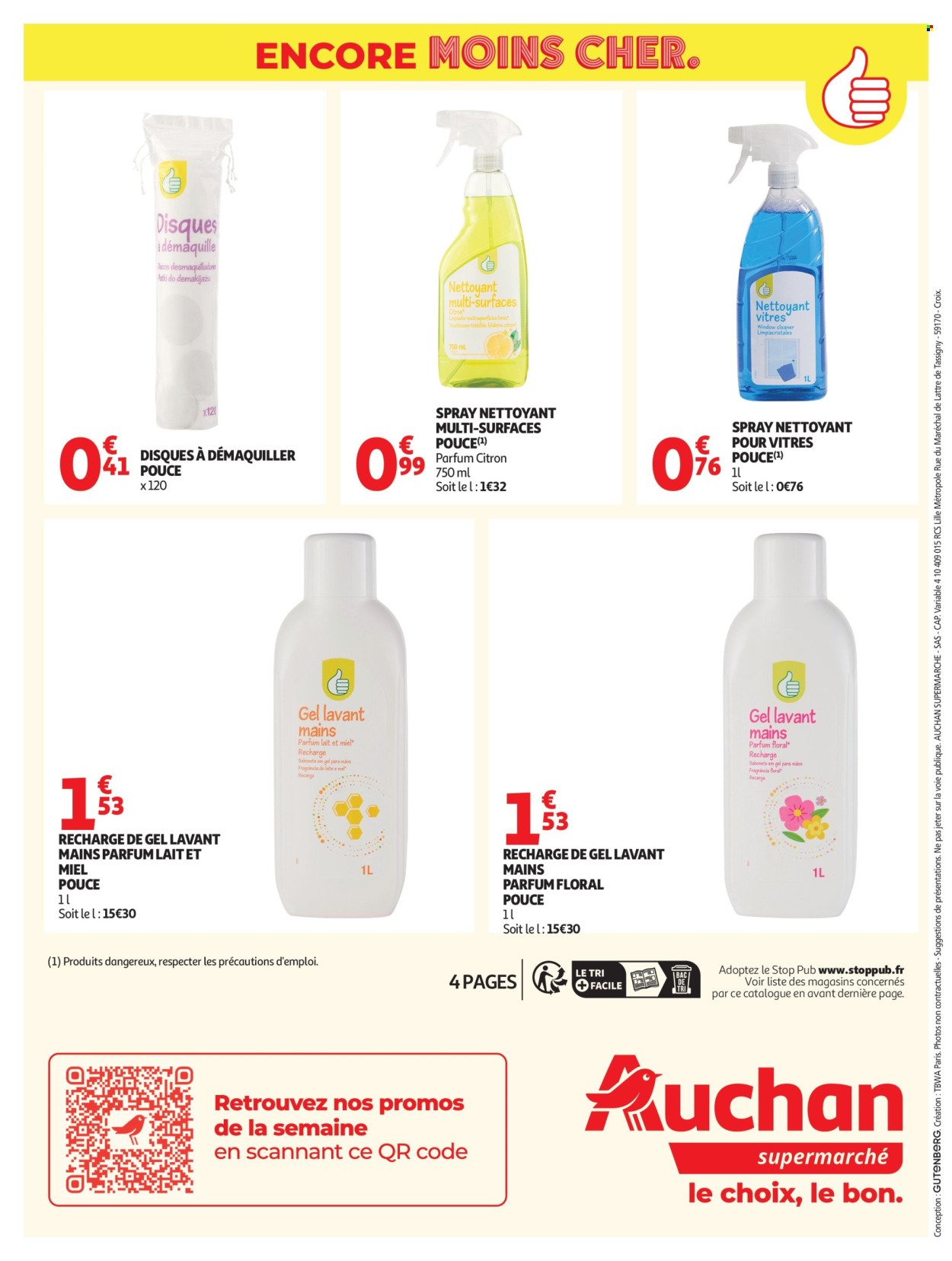 Catalogue AUCHAN - Halles, tops supers
