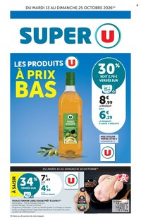 Catalogue SUPER U - Les prix bas de la semaine