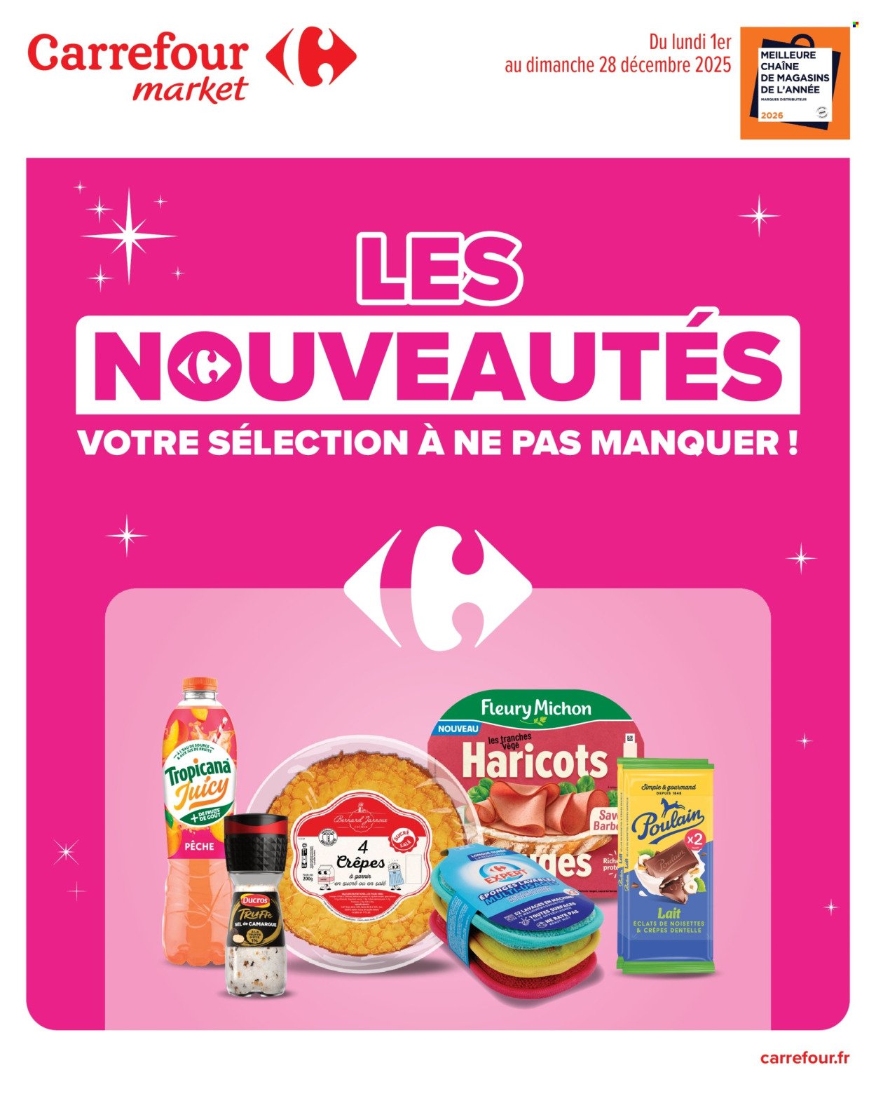 Catalogue CARREFOUR MARKET - LES NOUVEAUTÉS DE DÉCEMBRE (2025-12-01 - 2025-12-28)