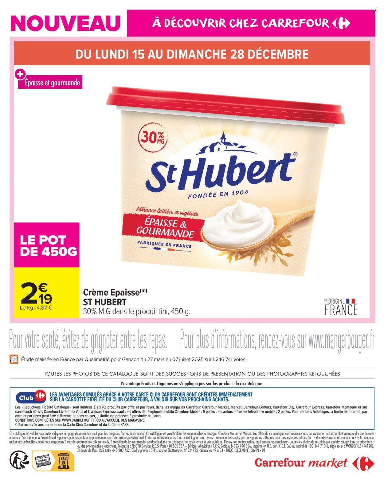 Catalogue CARREFOUR MARKET - LES NOUVEAUTÉS DE DÉCEMBRE (2025-12-01 - 2025-12-28)