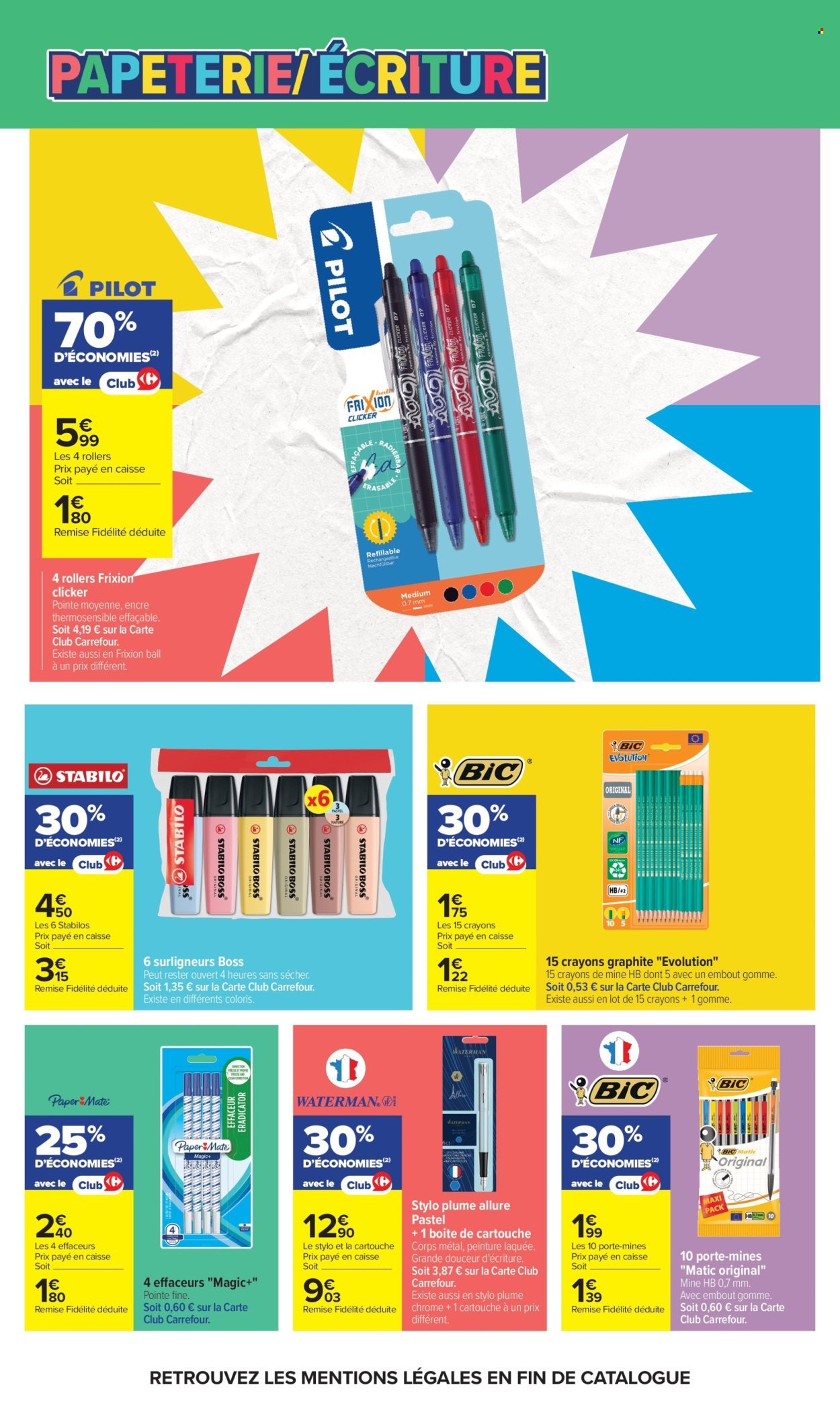 Catalogue CARREFOUR MARKET - RENTREE DES CLASSES
