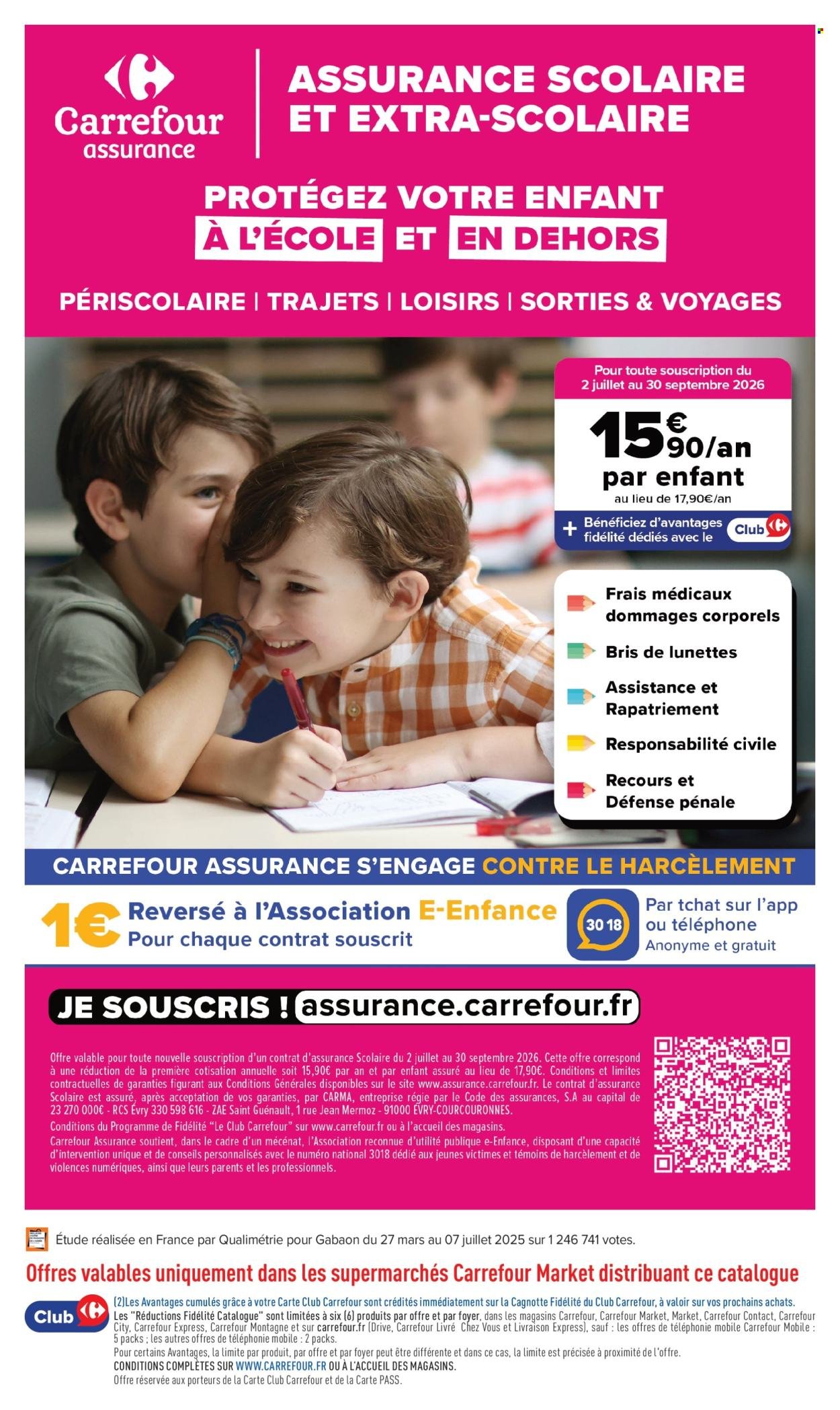 Catalogue CARREFOUR MARKET - RENTREE DES CLASSES