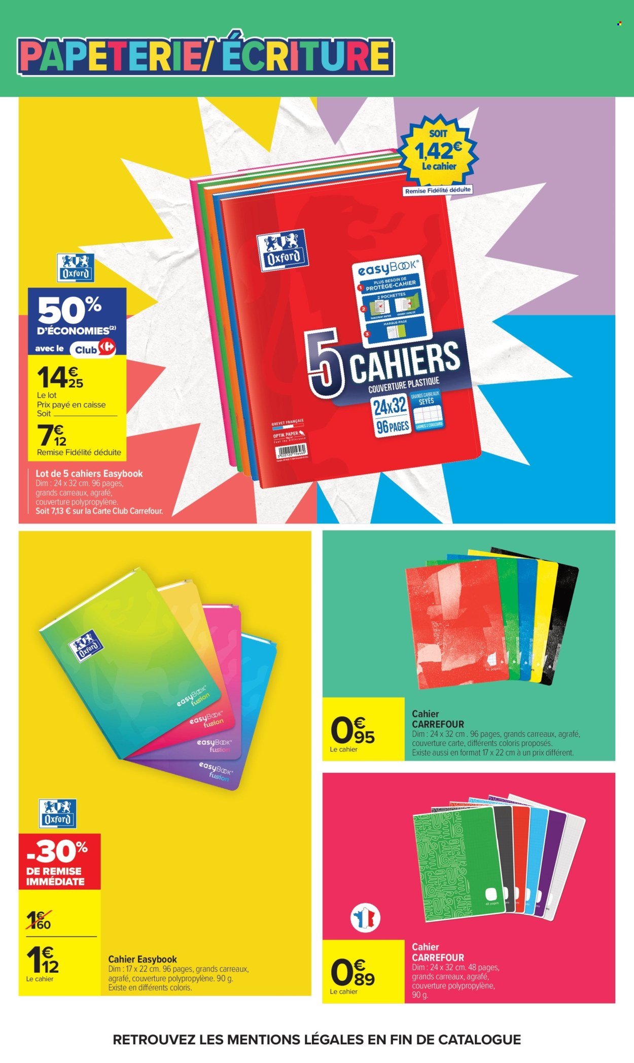 Catalogue CARREFOUR MARKET - RENTREE DES CLASSES