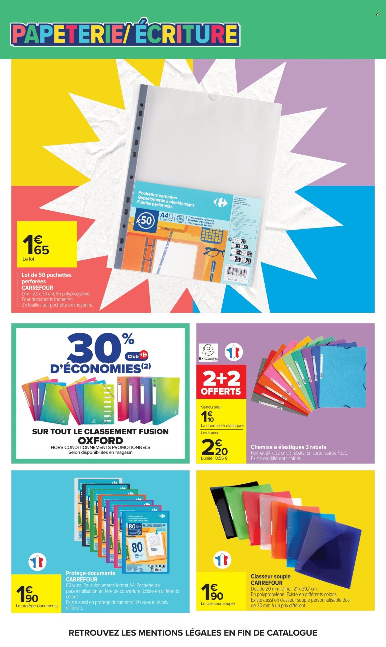 Catalogue CARREFOUR MARKET - RENTREE DES CLASSES