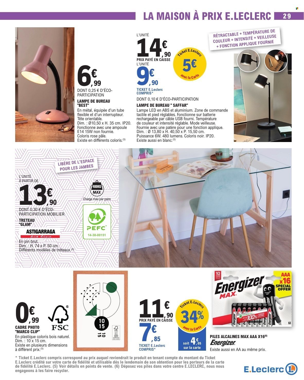 Catalogue E.LECLERC - RENTREE DES CLASSES