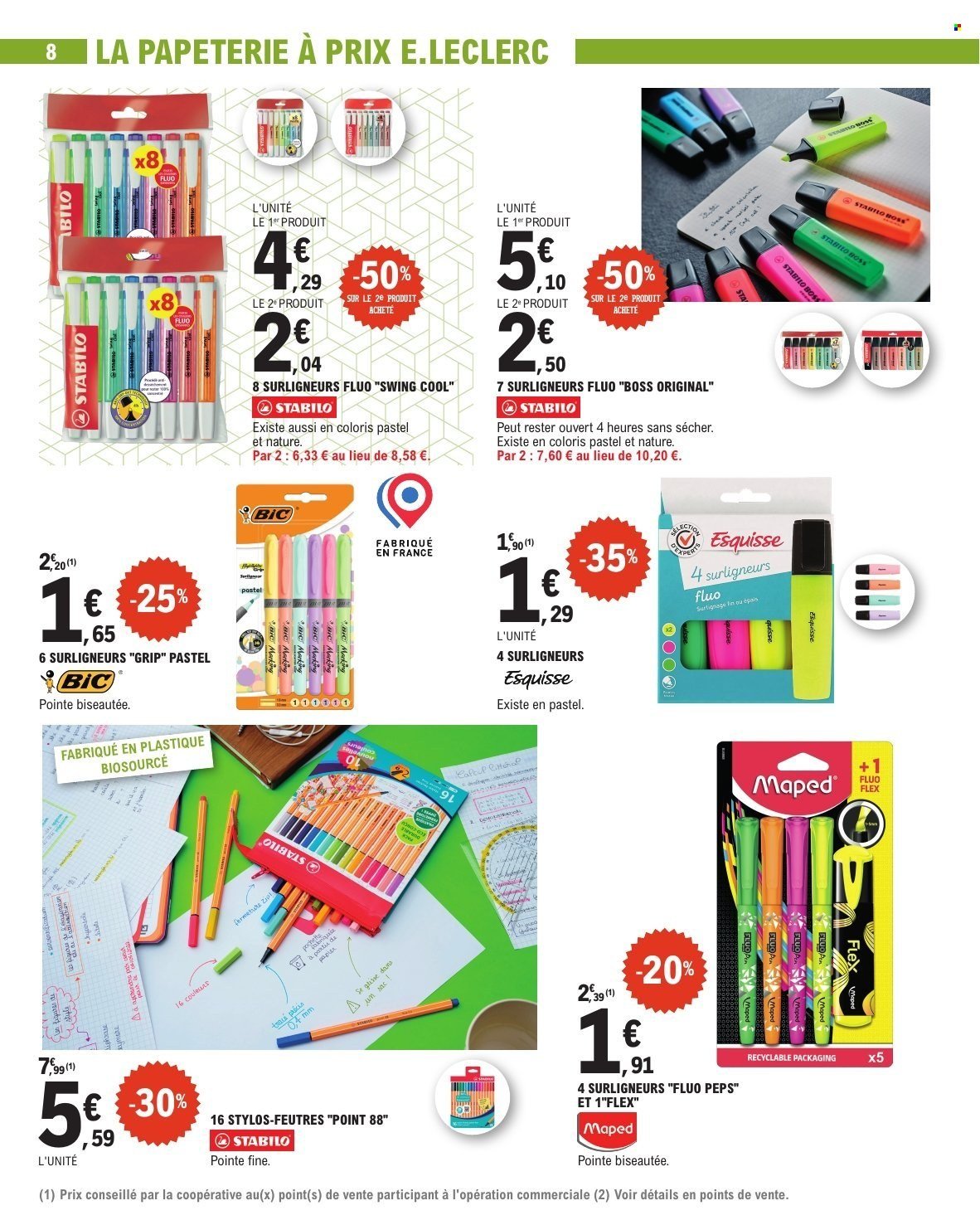Catalogue E.LECLERC - RENTREE DES CLASSES
