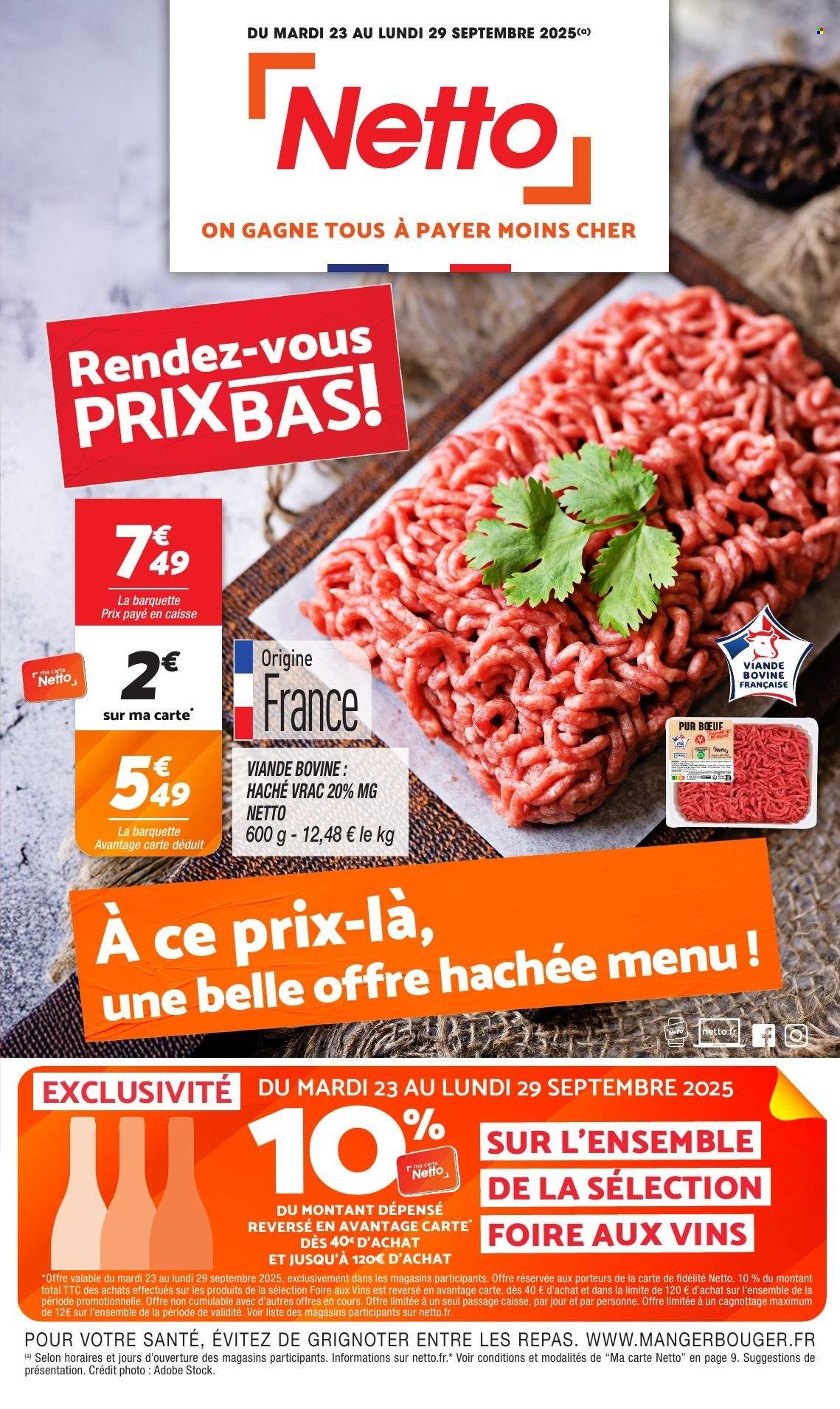Catalogue NETTO - Rendez-vous prix bas (2025-09-23 - 2025-09-29)
