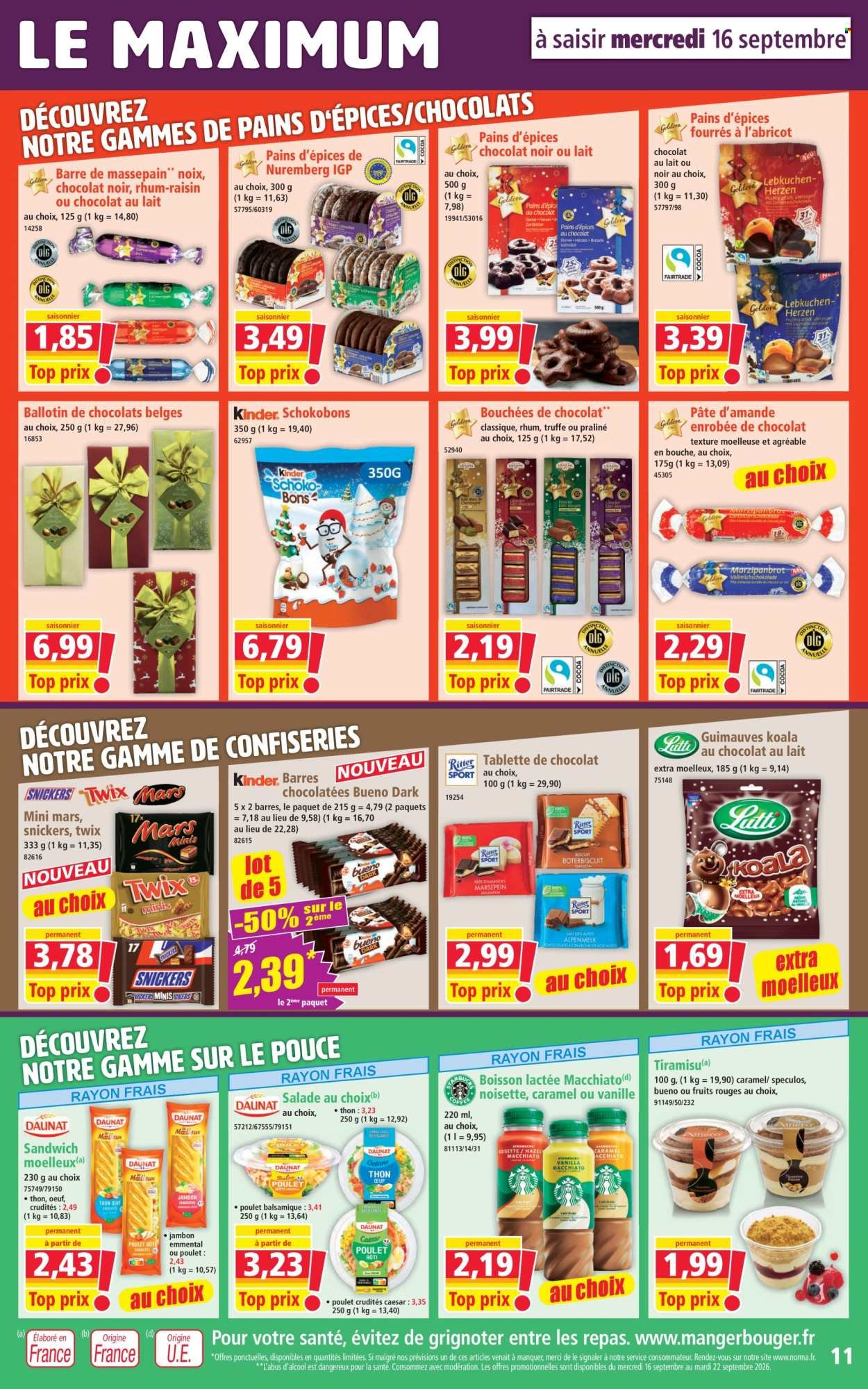 Catalogue NORMA - Du mercredi 16 septembre 2026