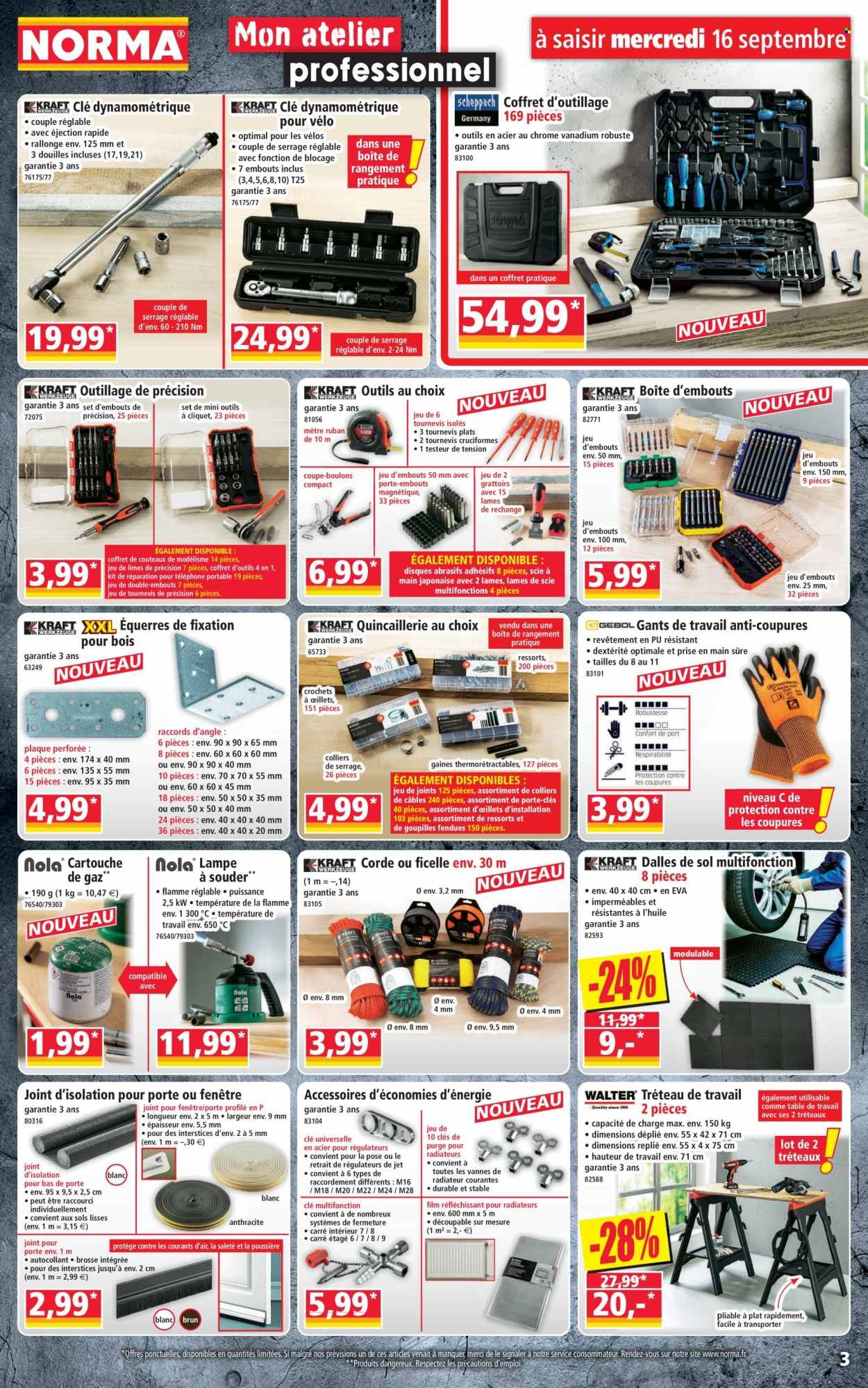 Catalogue NORMA - Du mercredi 16 septembre 2026
