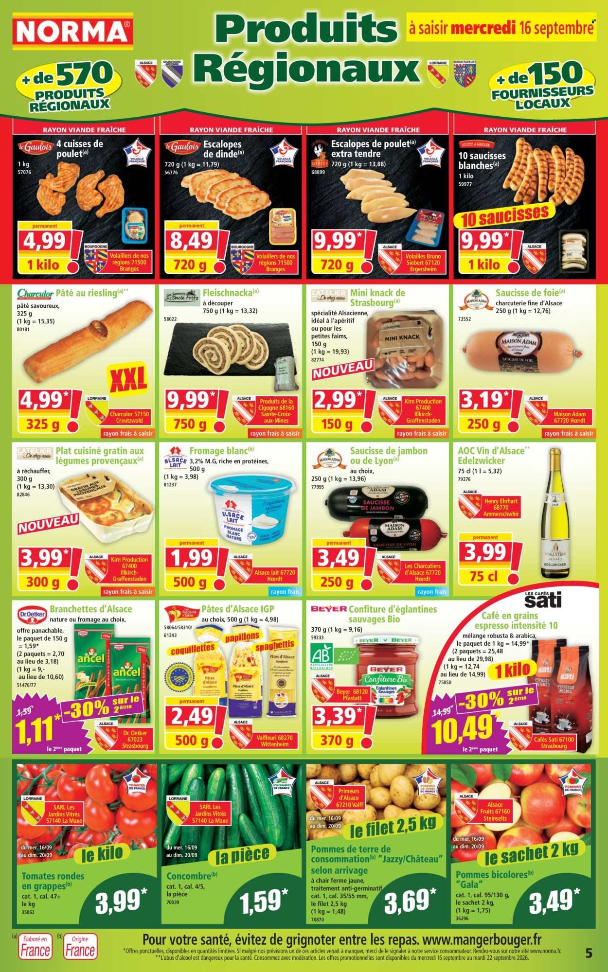 Catalogue NORMA - Du mercredi 16 septembre 2026