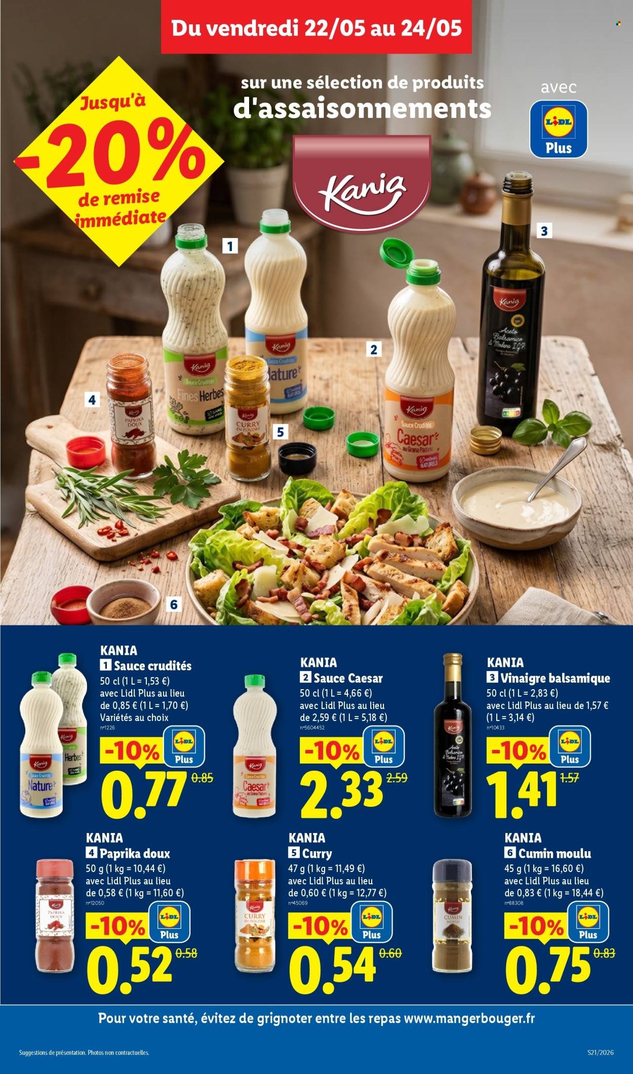 Catalogue LIDL - Les promos de la semaine (2026-05-21 - 2026-05-27)