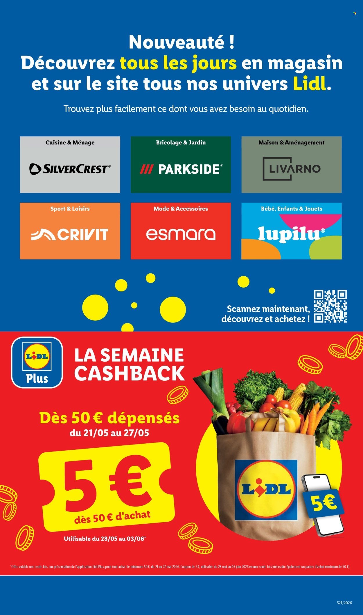 Catalogue LIDL - Les promos de la semaine (2026-05-21 - 2026-05-27)
