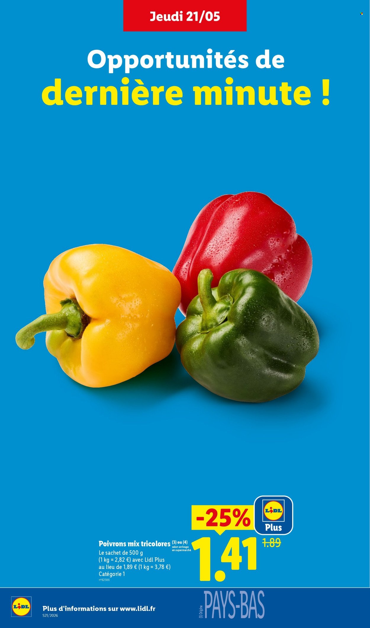 Catalogue LIDL - Les promos de la semaine (2026-05-21 - 2026-05-27)