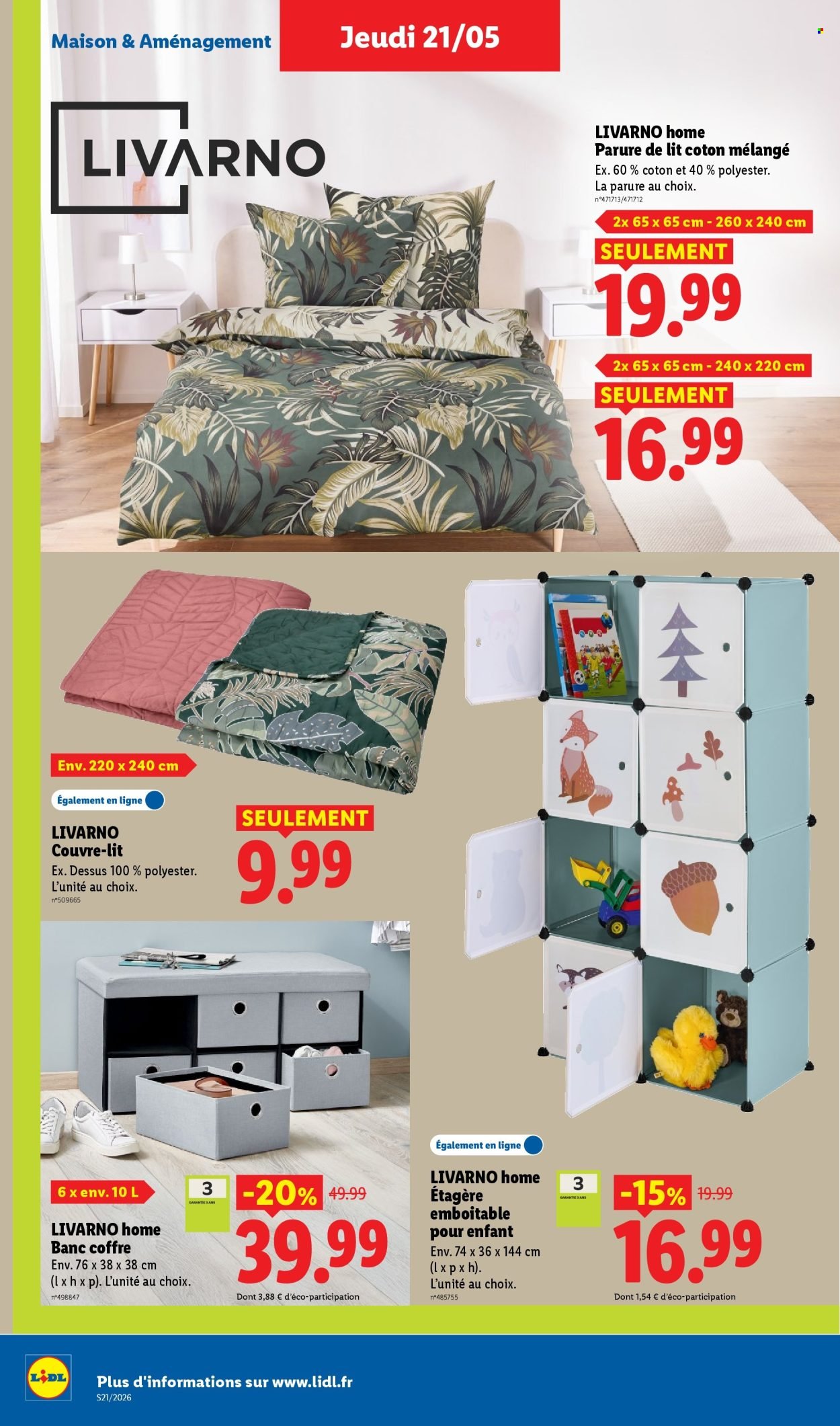 Catalogue LIDL - Les promos de la semaine (2026-05-21 - 2026-05-27)