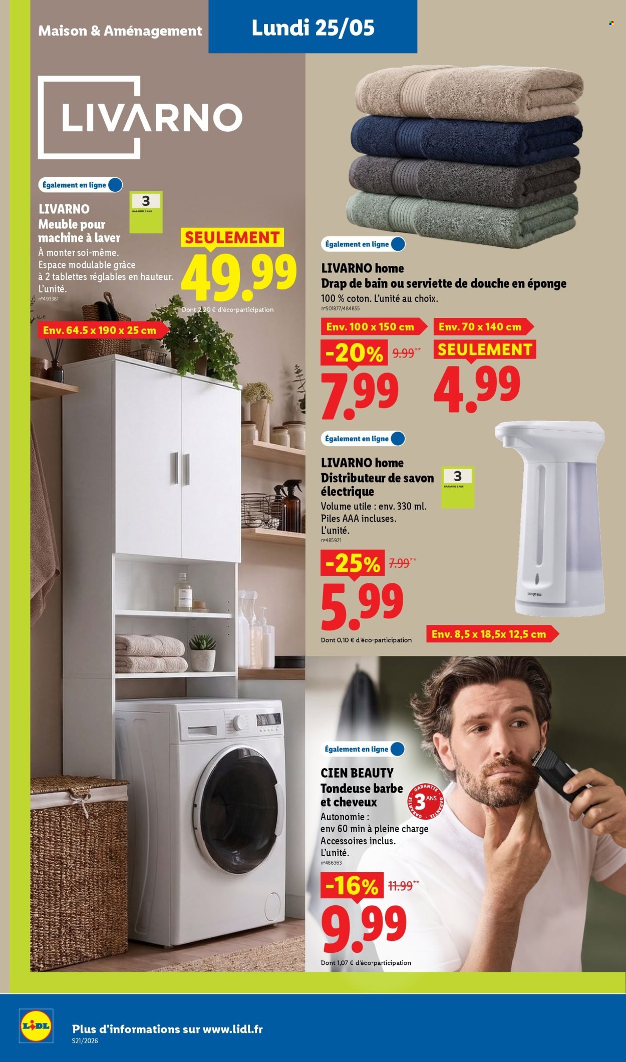 Catalogue LIDL - Les promos de la semaine (2026-05-21 - 2026-05-27)