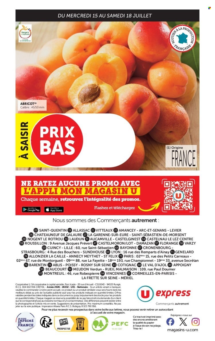 Catalogue U EXPRESS - Les prix bas de la semaine