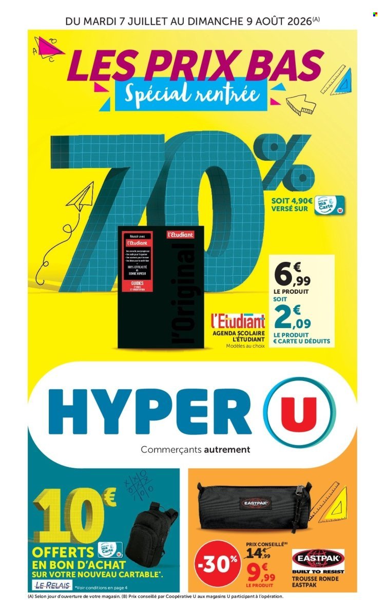 Catalogue HYPER U - La rentrée à prix bas