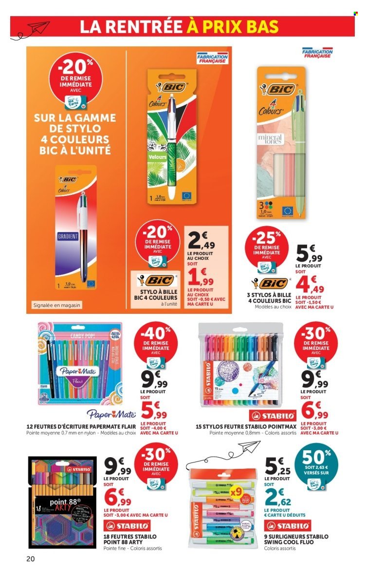 Catalogue HYPER U - La rentrée à prix bas