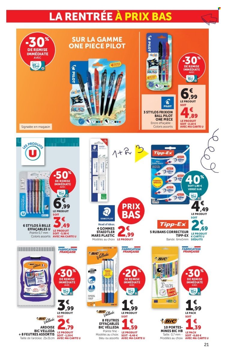 Catalogue HYPER U - La rentrée à prix bas
