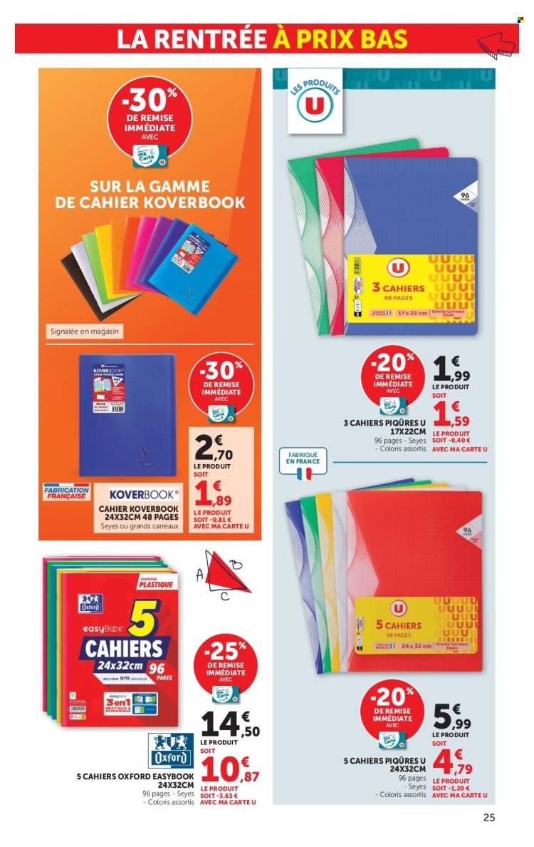 Catalogue HYPER U - La rentrée à prix bas
