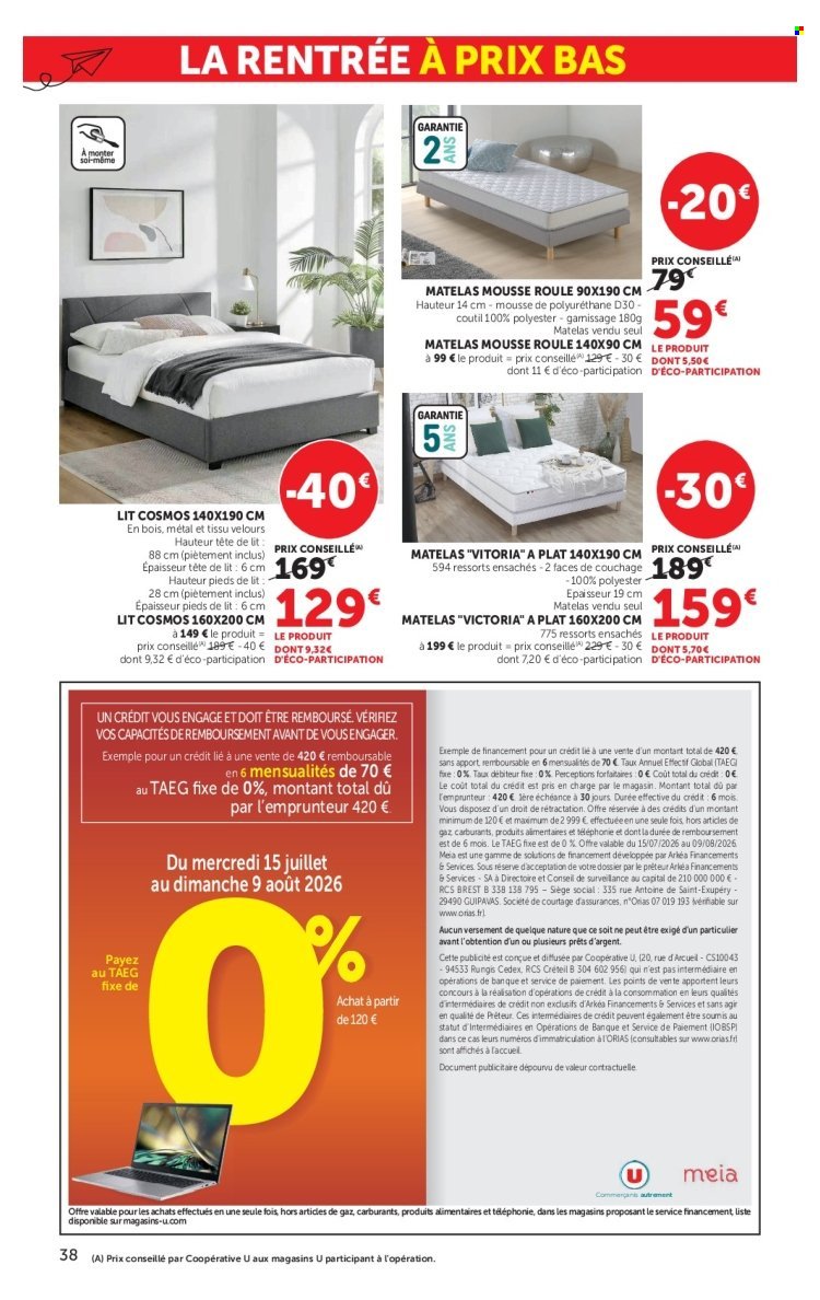 Catalogue HYPER U - La rentrée à prix bas