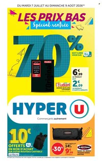Catalogue HYPER U - La rentrée à prix bas