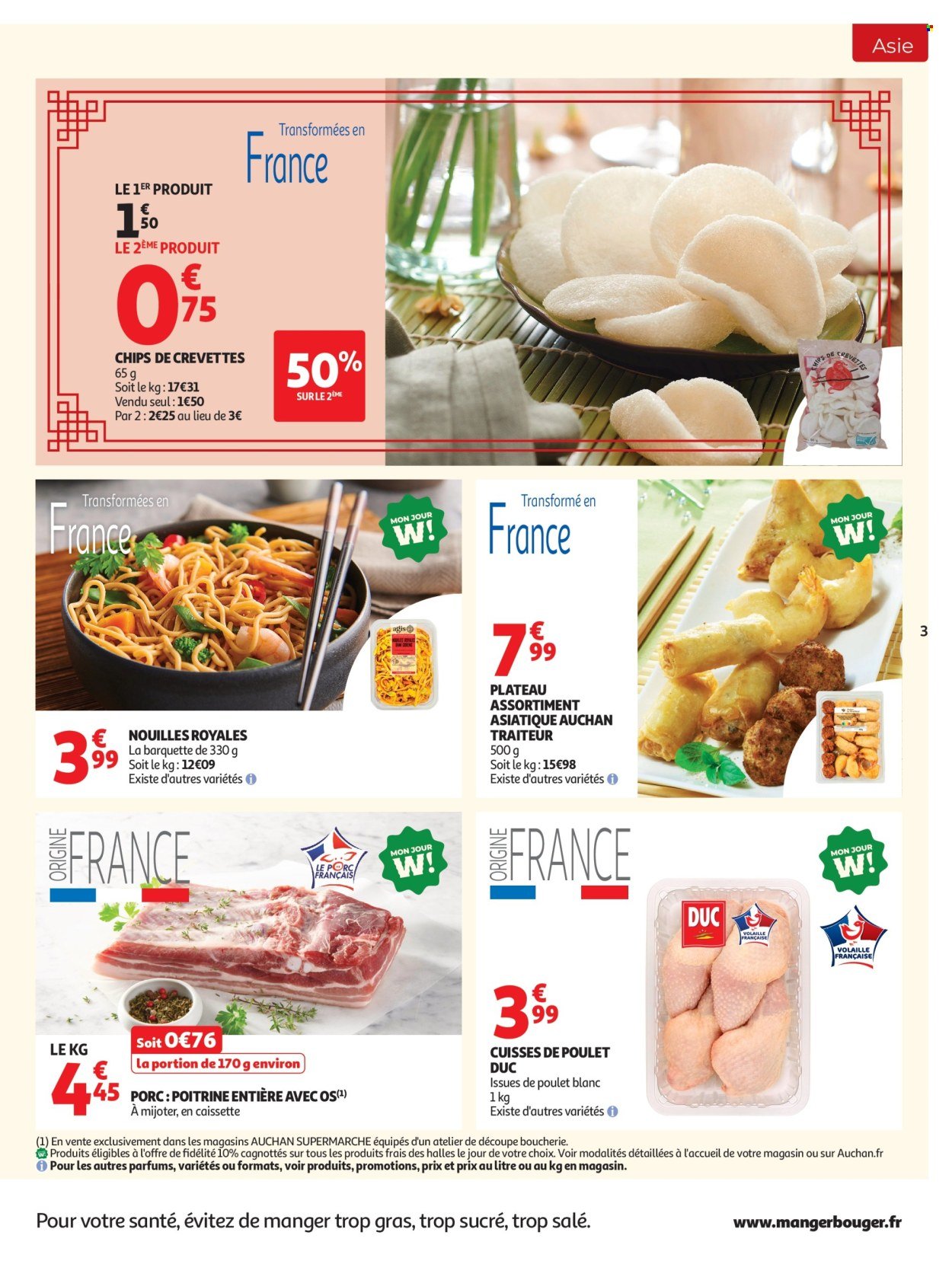 Catalogue AUCHAN - Saveurs d'Asie supers