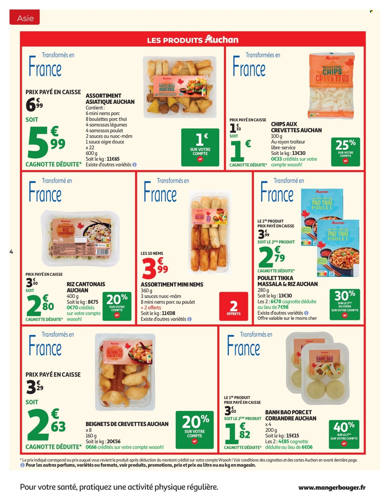 Catalogue AUCHAN - Saveurs d'Asie supers