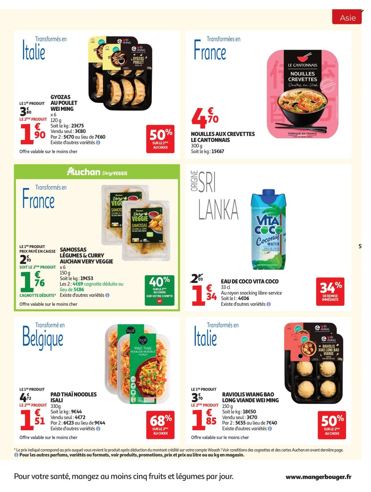 Catalogue AUCHAN - Saveurs d'Asie supers