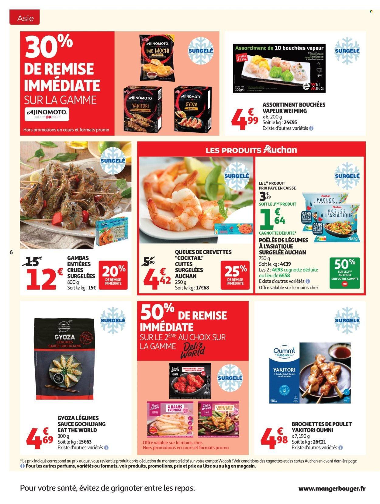Catalogue AUCHAN - Saveurs d'Asie supers