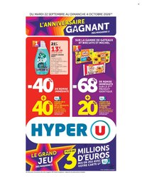 Catalogue HYPER U - Anniversaire gagnant des Magasins U