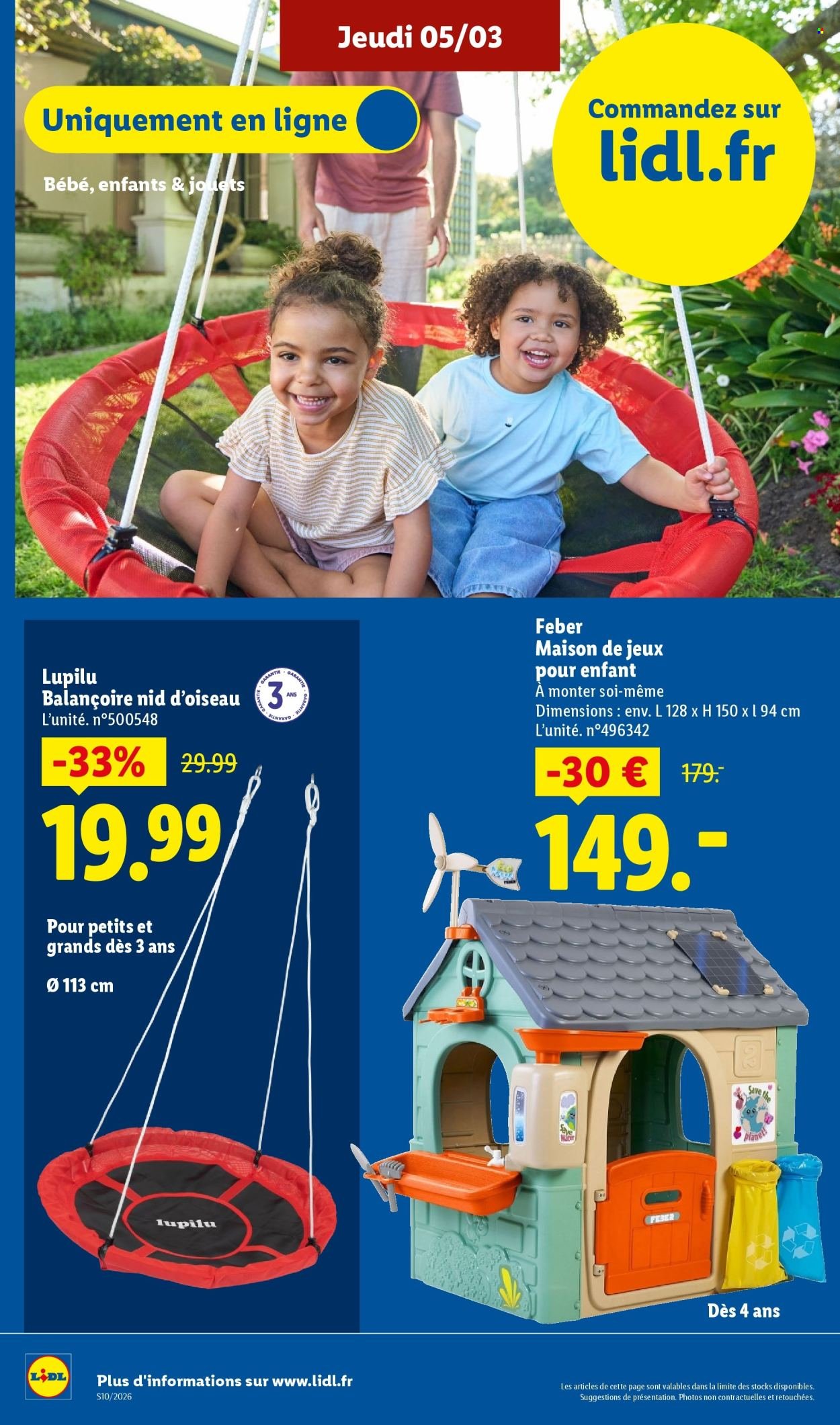 Catalogue LIDL - Les Exclus Web de la semaine
