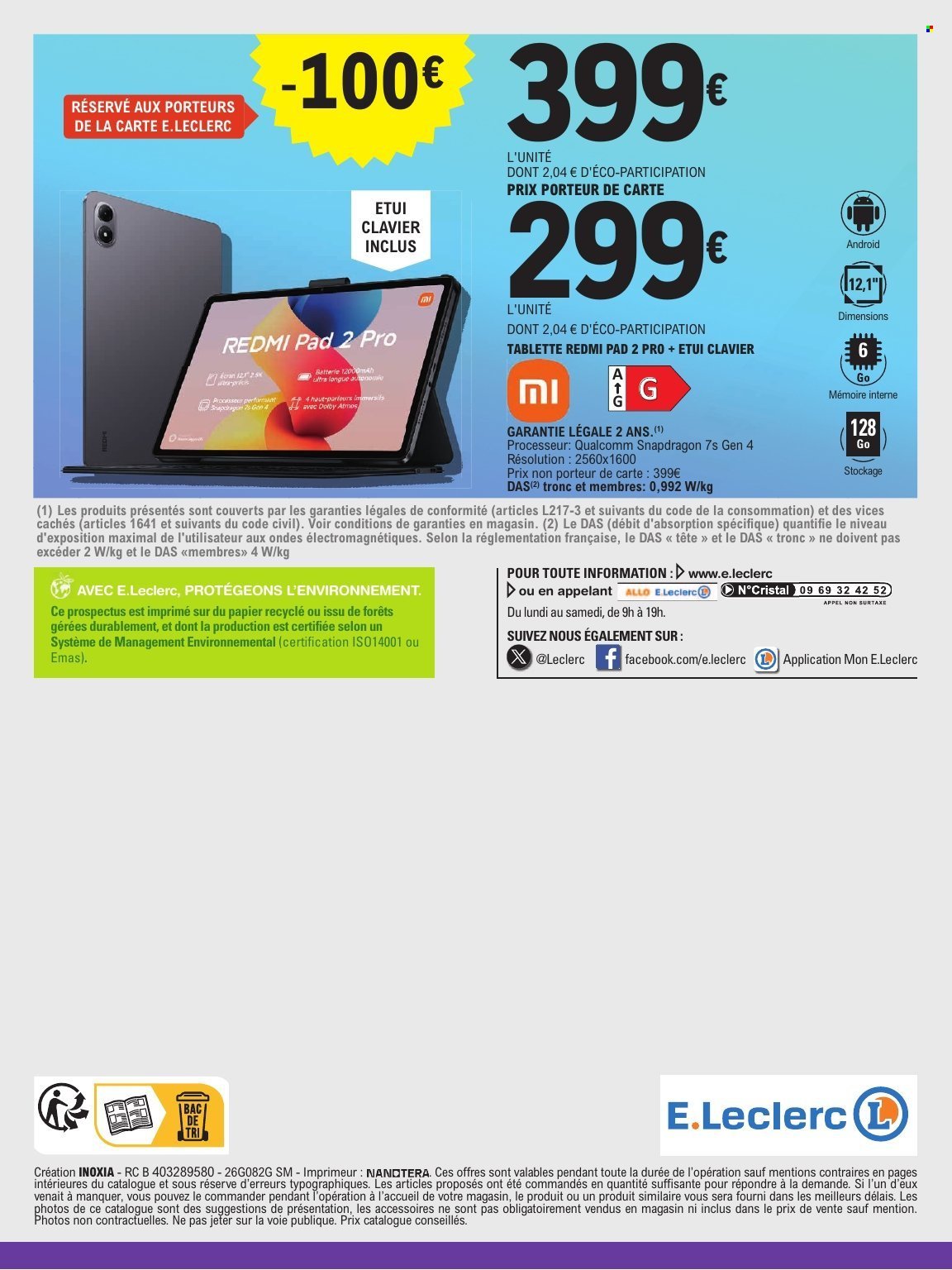 Catalogue E.LECLERC - HIGH-TECH JUIN