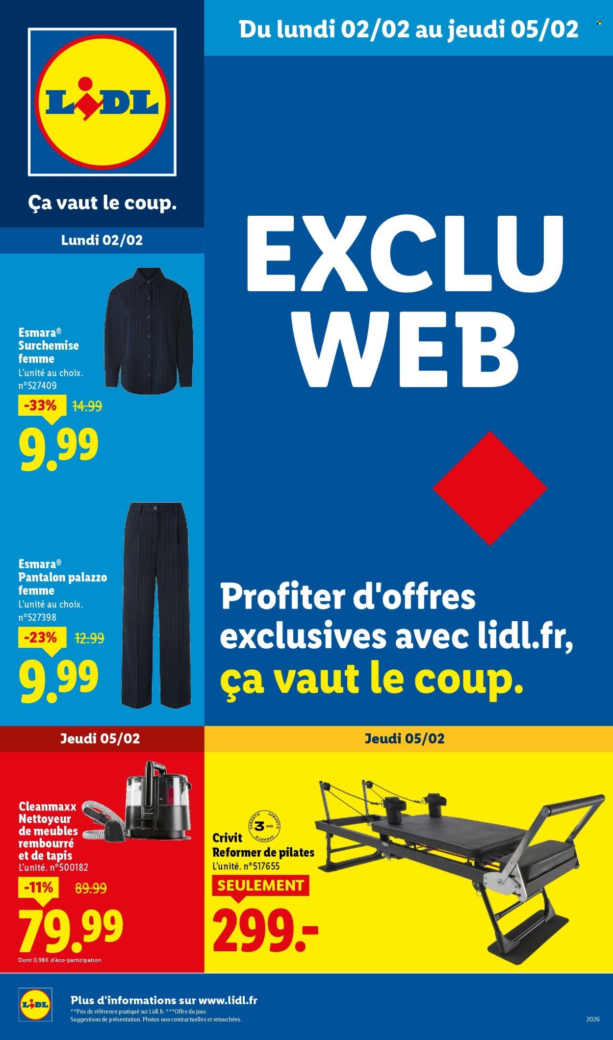 Catalogue LIDL - Les exclus web de la semaine