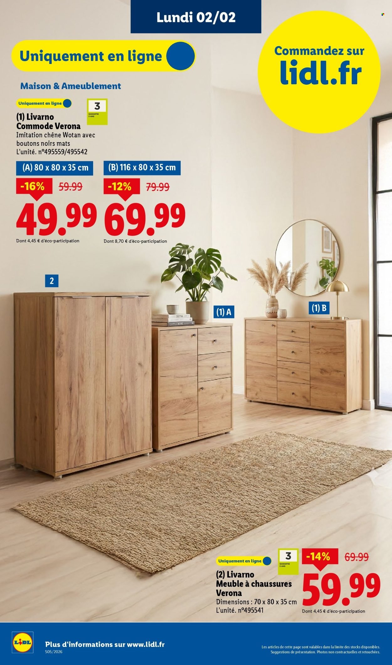 Catalogue LIDL - Les exclus web de la semaine