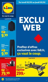 Catalogue LIDL - Les exclus web de la semaine