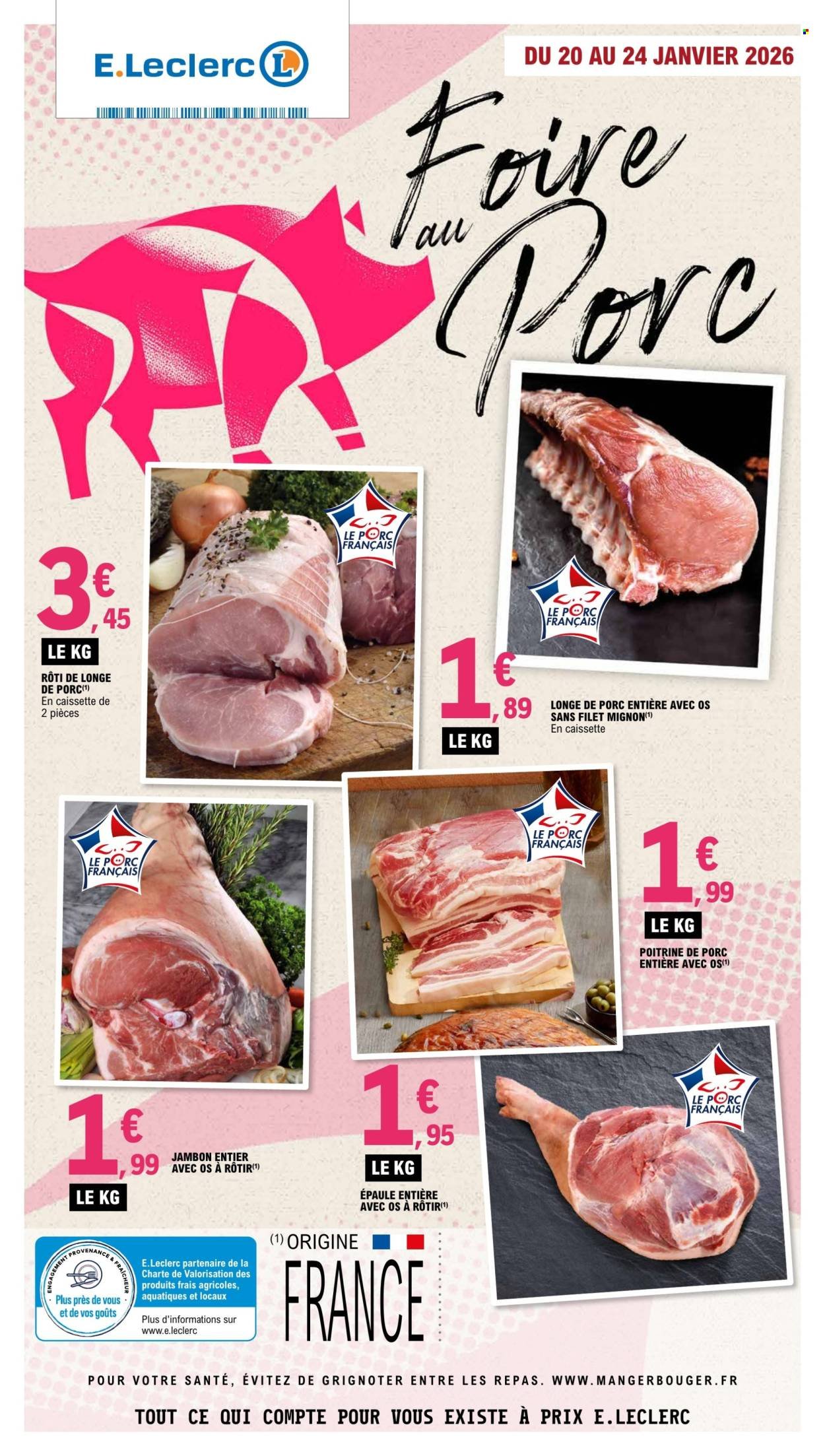 Catalogue E.LECLERC - Foire au porc