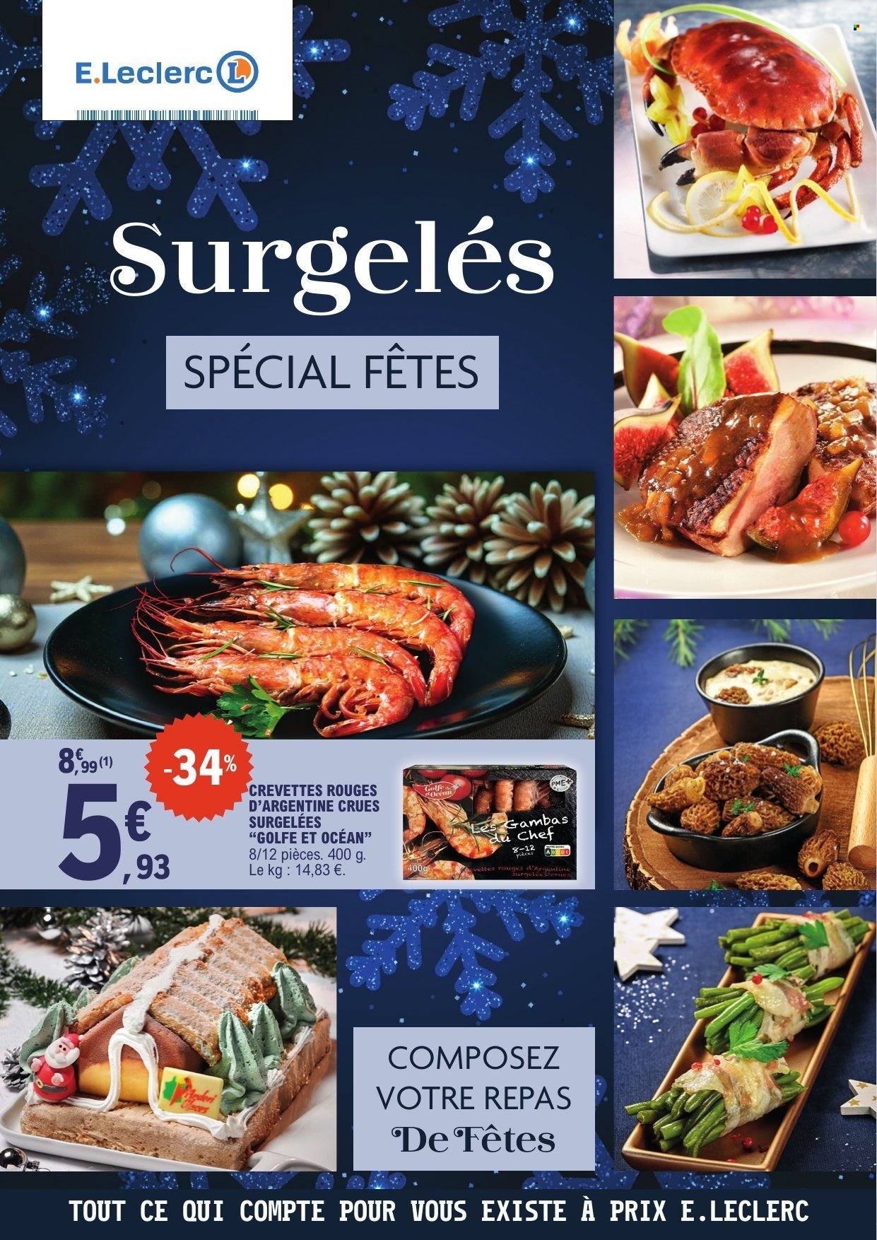 Catalogue E.LECLERC - SURGELES FESTIFS (2025-11-18 - 2025-12-24)