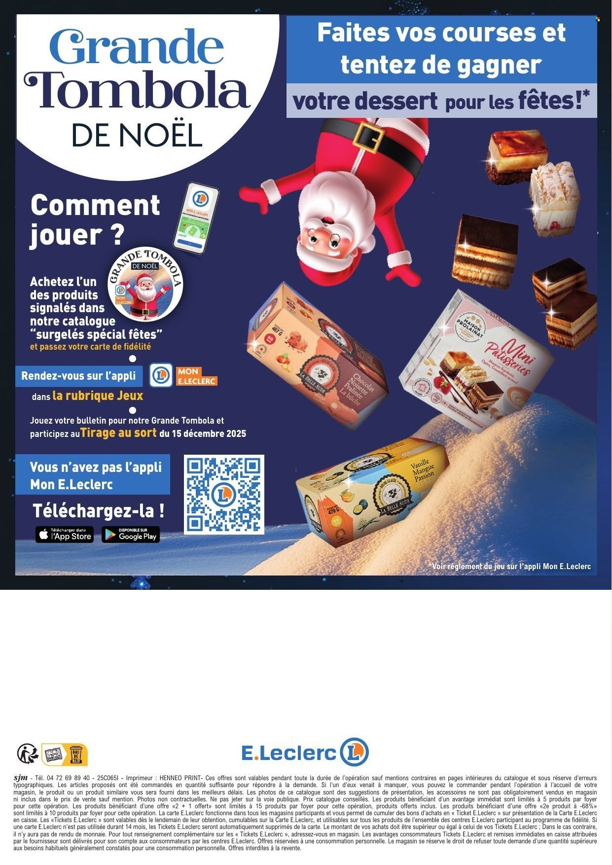 Catalogue E.LECLERC - SURGELES FESTIFS (2025-11-18 - 2025-12-24)