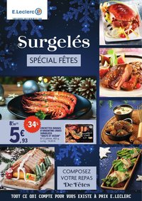 Catalogue E.LECLERC - SURGELES FESTIFS (2025-11-18 - 2025-12-24)