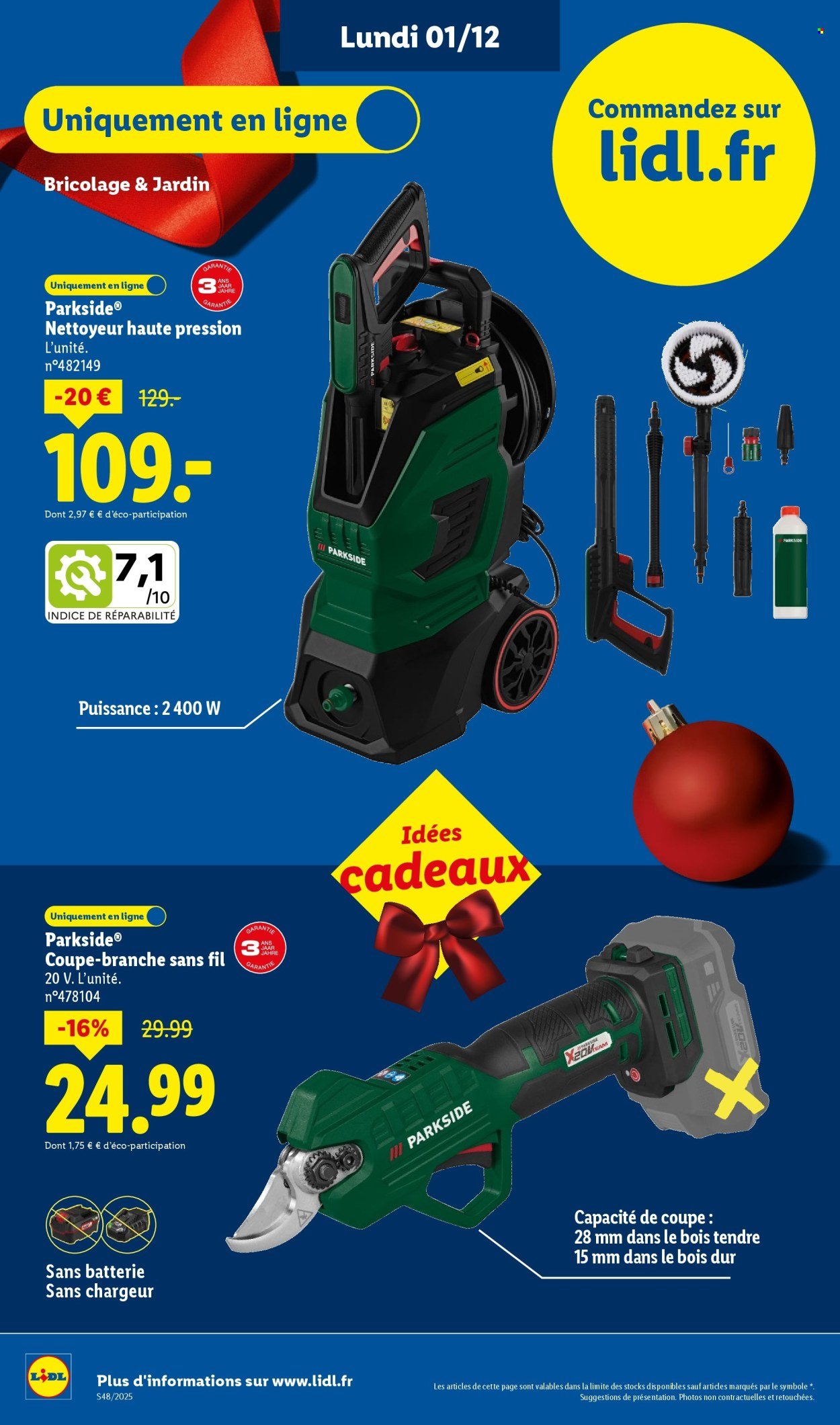 Catalogue LIDL - Les bonnes affaires Exclu Web