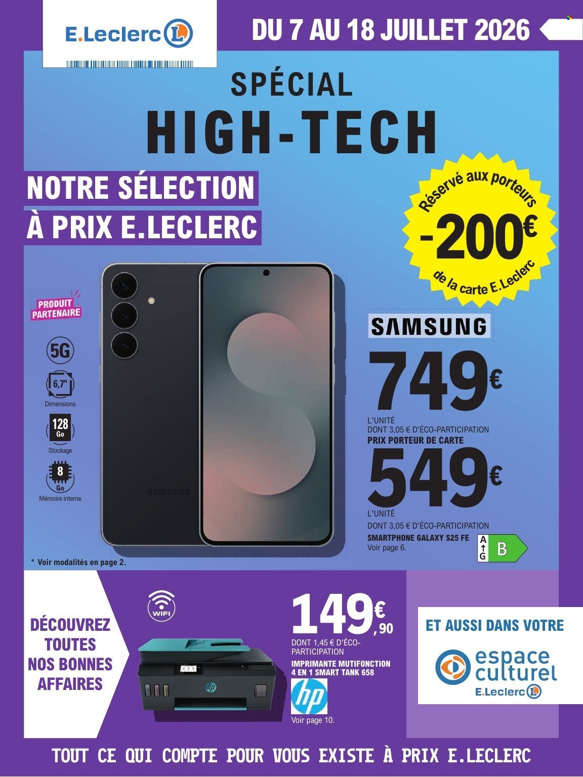 Catalogue E.LECLERC - HIGH-TECH JUILLET