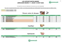 Catalogue PROMOCASH - Offre marée