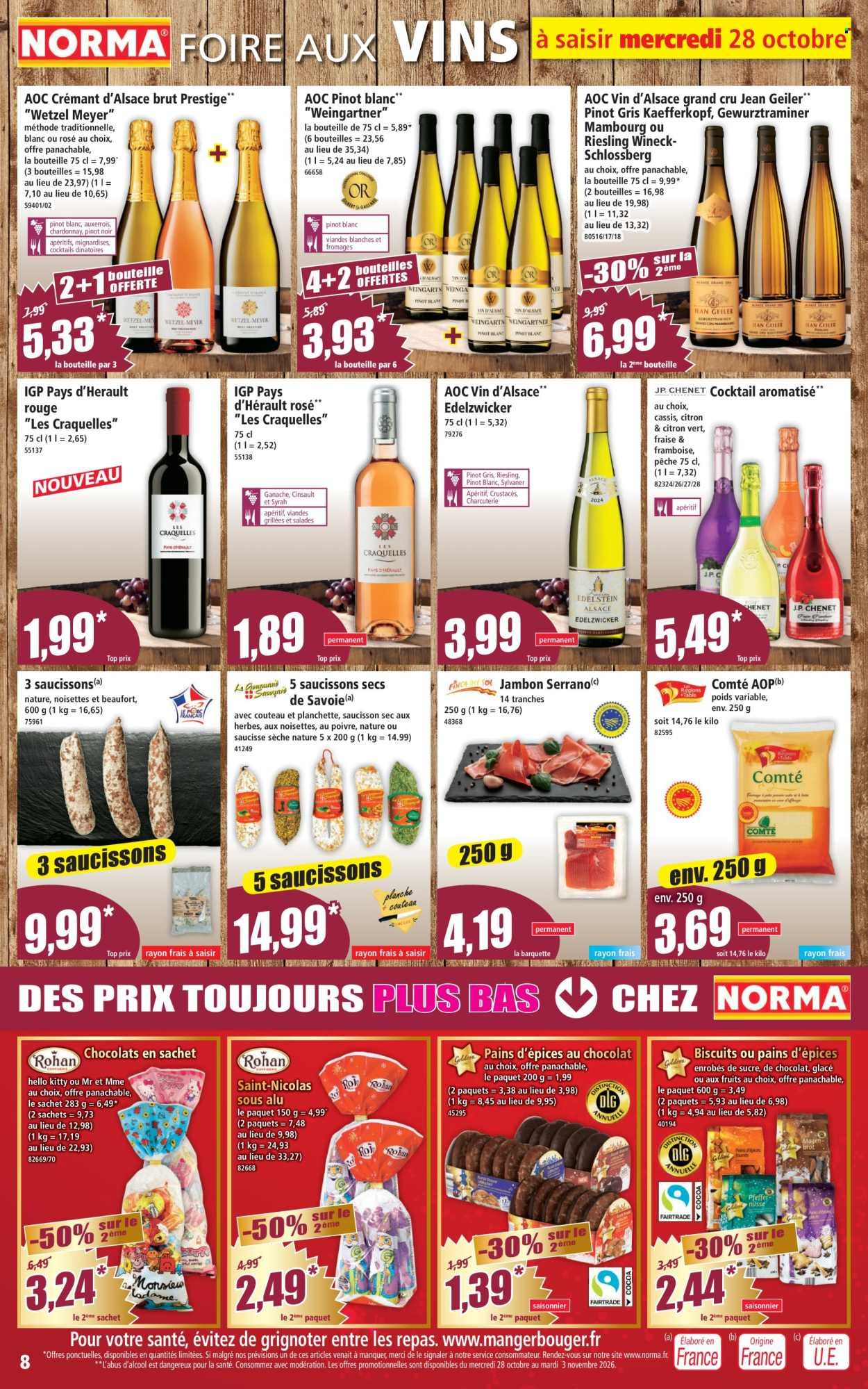 Catalogue NORMA - Du mercredi 28 octobre 2026