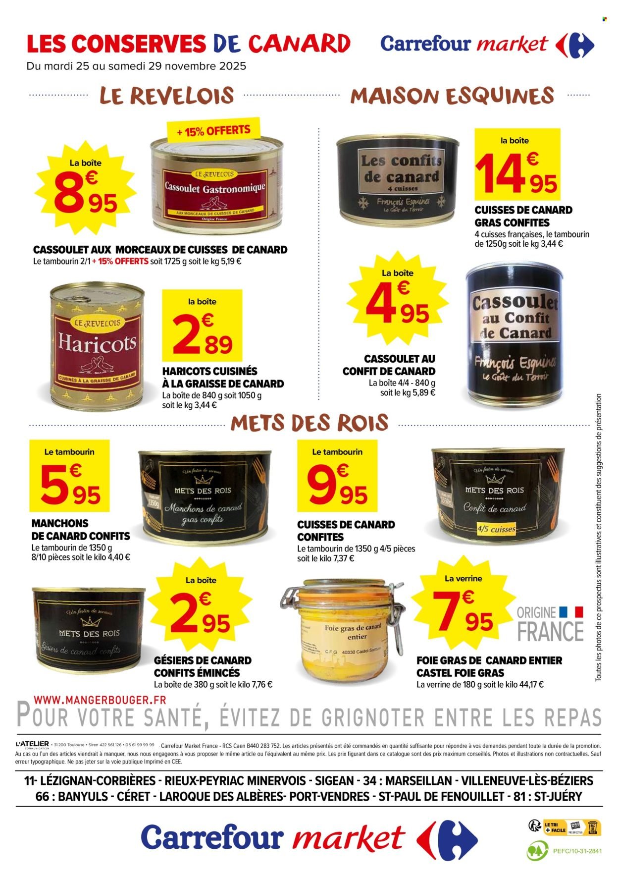 Catalogue CARREFOUR MARKET - FOIRE AU GRAS