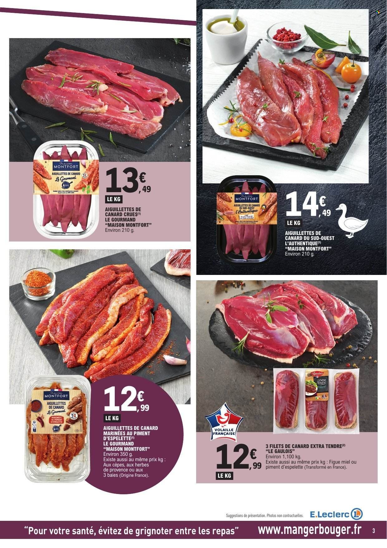 Catalogue E.LECLERC - Foire au gras